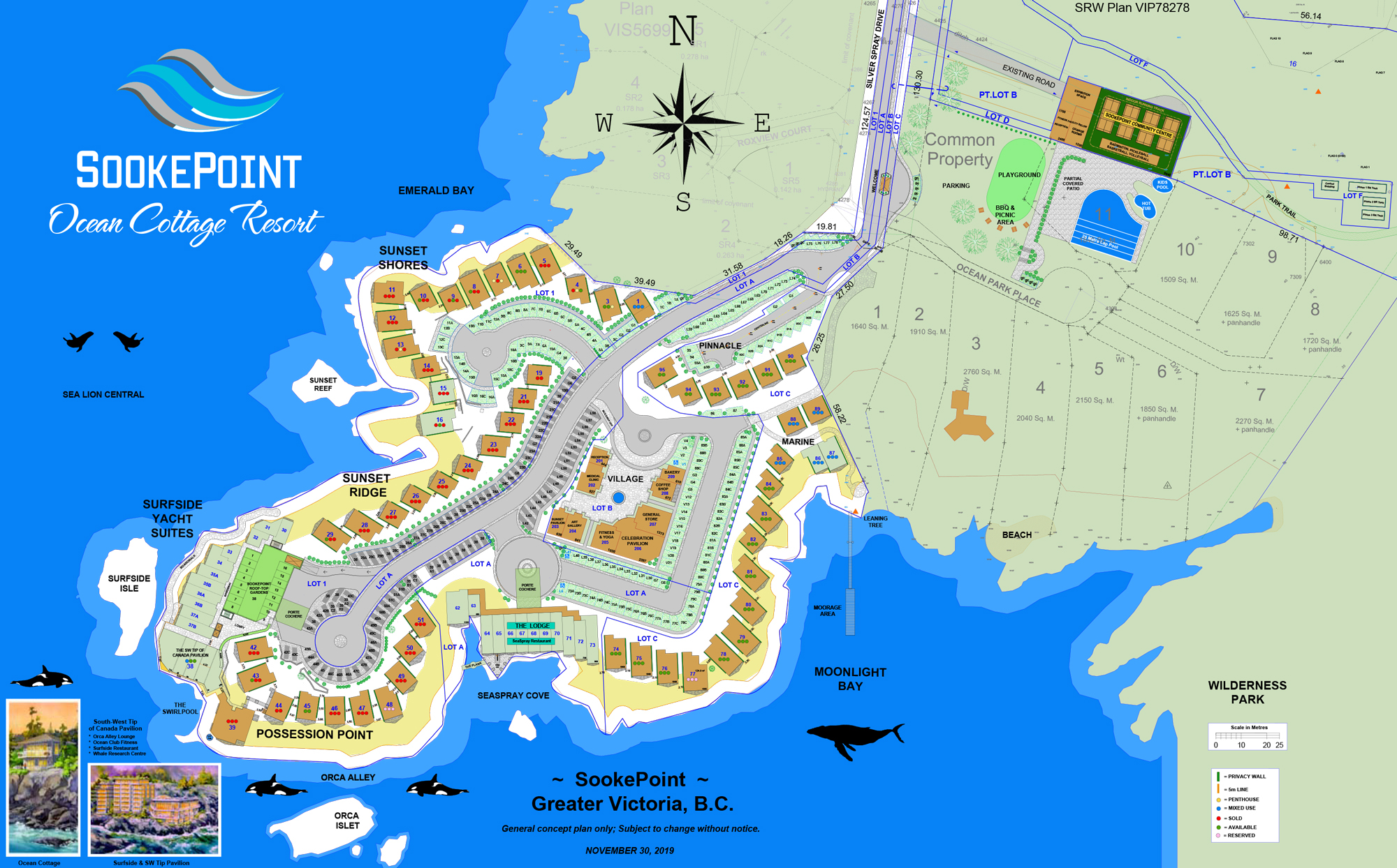 Sookepoint Ocean Cottage Resort Site Plan Luxury Resort In Sooke