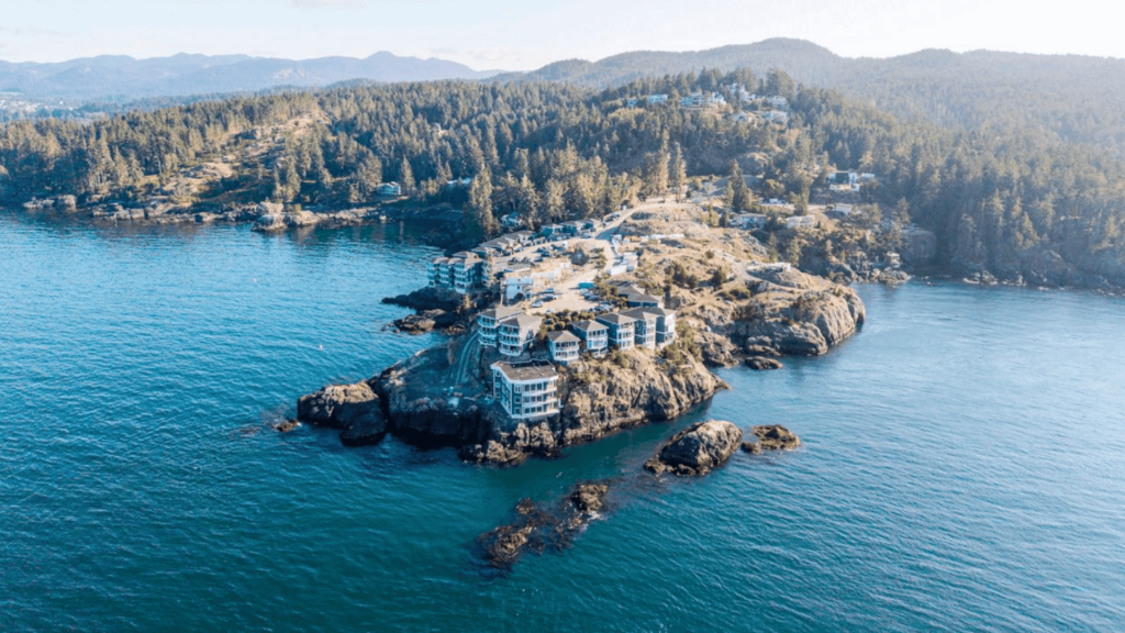 SookePoint Ocean Cottages sit at the edge of the wild.